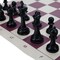 WE Games Best Value Tournament Chess Set - Plastic Staunton Chess Pieces and Roll-Up Vinyl Chess Board